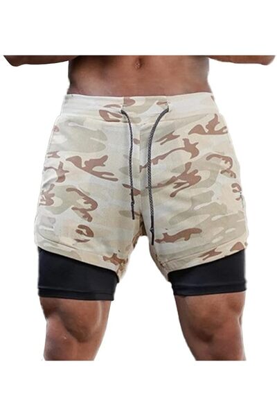 Dress Cici Gym Shorts for Men, Men's Activewear Running Shorts, Drawstring Gy...
