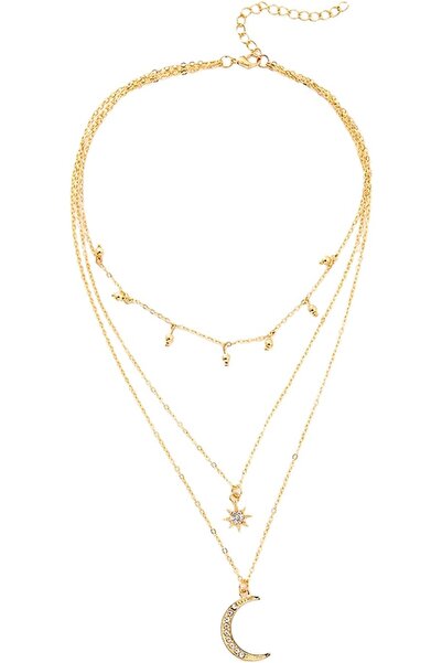 Shining Diva Fashion Stylish Multilayer Chain Pendant Necklace for Women and ...