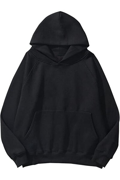 GENERAL SAFRISIOR Oversized Hoodies for Women and Men Couples Fleece Basic So...