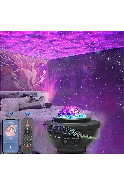 SKY TOUCH SKY-TOUCH Galaxy Star Projector 3 in 1 Night Light, 10 Color Blueto...