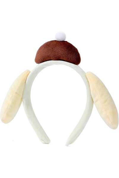 PUCAPOCO Bunny Ears Headband Furry Rabbit Puppy Dog Ears Headband Cute JK Bow...