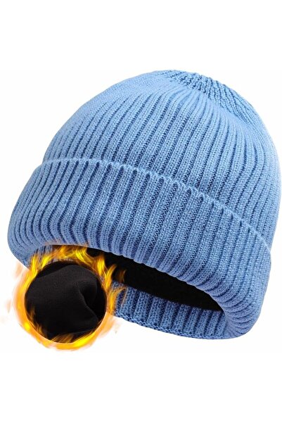 Ztl Merino Wool Beanie Hat for Men Women, Thick Warm Fleece Lined Knit Winter...