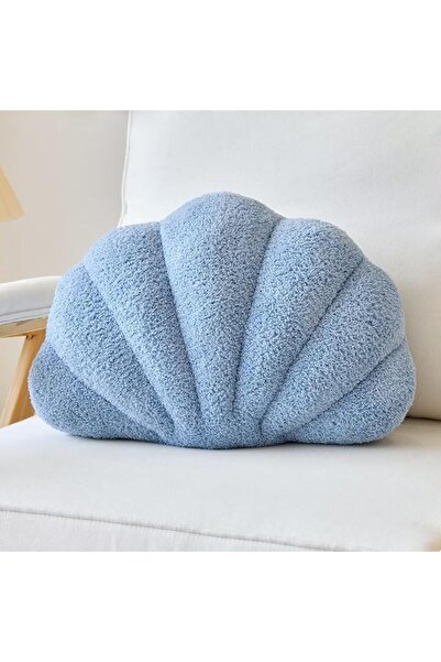 Lfsaaj Beige Seashell Throw Pillows, Shell Shaped Throw Pillows, 13 Inch Soft...