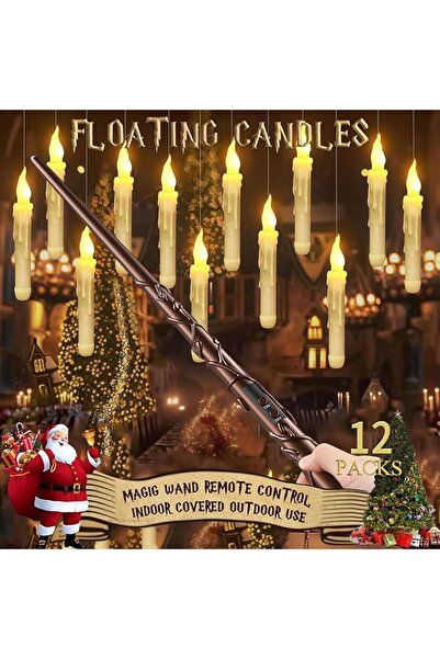 GENERAL Harry Floating Candles with Potter Magic Wand Remote Control, Flamele...