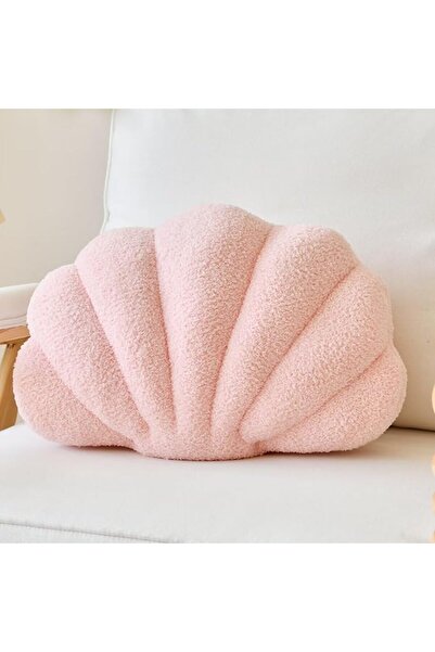 Lfsaaj Beige Seashell Throw Pillows, Shell Shaped Throw Pillows, 13 Inch Soft...