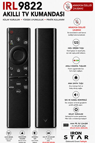 Samsung TV kumandası / Smart TV kumandası / televizyon kumandası / akıllı TV ...