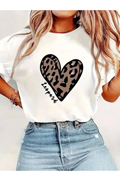 4Car Short Sleeved Round Neck Women T-Shirt Distinctive Prints Suitable Sprin...