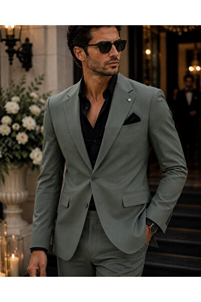 Plus Scorpion Elegant jacket for baptism and family events, Slim Fit blazer f...