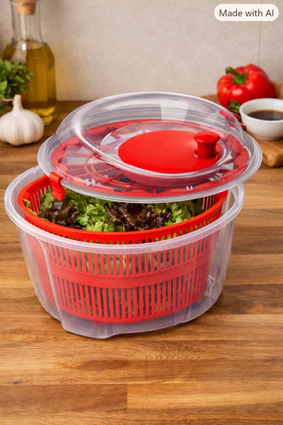 Gondol G‑25 Vega Salata Kurutucu (KIRMIZI-BEJ-ANTRASİT)
