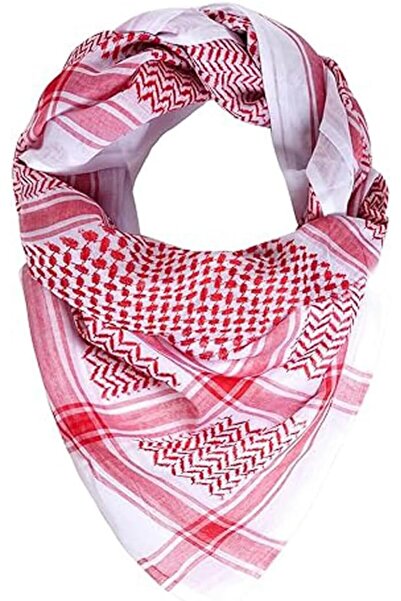 OriTi وشاح رأس 140×140 سم، عمامة عربية، غطاء رأس تكتيكي صحراوي للرجال والنساء