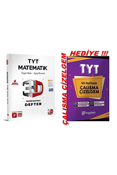3D Yayınları TYT 2027 MÜFREDAT MATEMATİK VİDEO DESTEKLİ DEFTER KONU ANLATIMLI