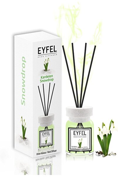 Generic Snowdrop Reed Diffuser 120ml | Fresh Clean Floral Room Fragrance with...