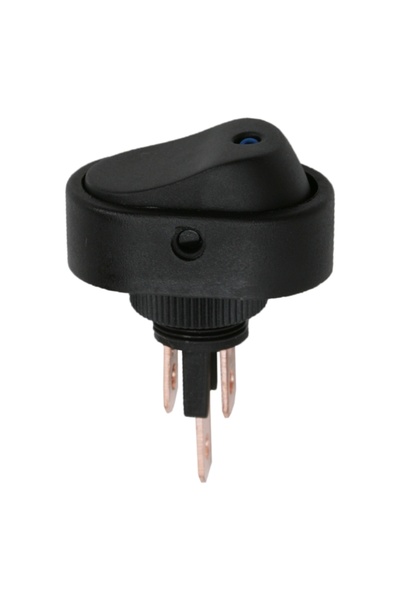 Alista Home Comutator basculant LED albastru 12V 20A, ON-OFF SPST, pentru pan...