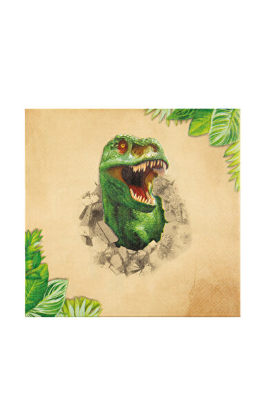 MC Micostore Dino party napkins 33x33cm -12 pieces