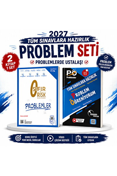 Üç Dört Beş Yayıncılık 2027 TÜM SINAVLAR İÇİN 345 - Sıfır Risk Problemler ve ...