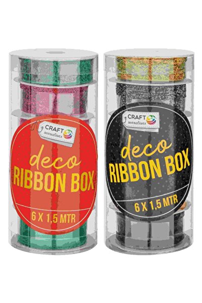 MC Micostore Banda textil panglica decor in tub 6 pcs x15m ribbon