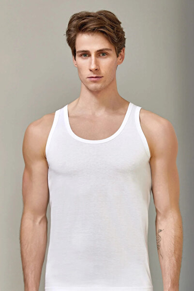 Mariposa Secret 1020 White Men's Singlet
