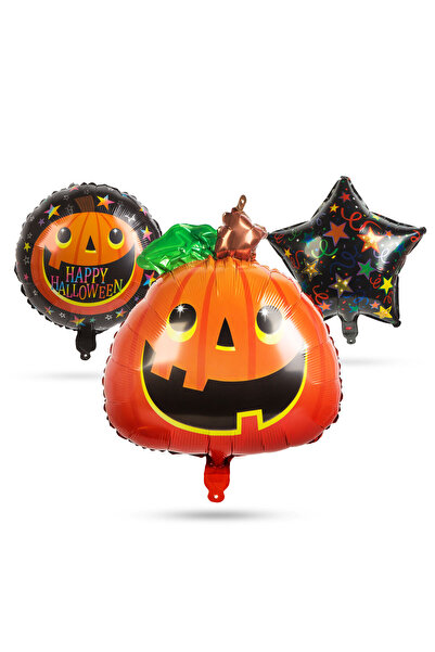 Alista Home Set de baloane din folie dovleac de Halloween, 5 bucăți, 50x60 cm...