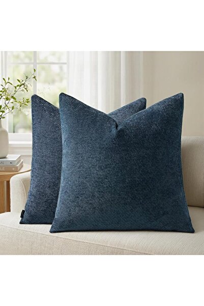 a moment Pack of 2 Decorative Chenille Cushion Cover Throw Pillow Covers with...