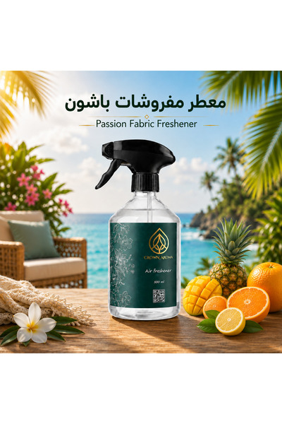 Crown aroma Bashun Fabric Freshener – Passion Fabric Freshener – 500 ml