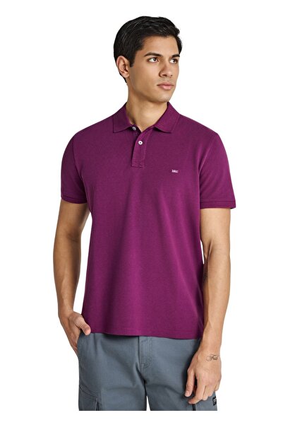 Funky Buddha Μπλούζα Polo FBM013-001-11 – Grape Juice - l