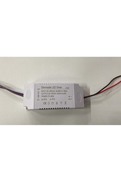mucize Dimmable LED Driver 70-80W 2400mA (22-32V DC) Kısılabilir LED Sürücü T...