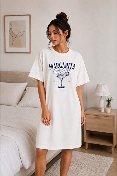 classy moda Women's Cocktail Printed Oversize Extra Long Tunic T-Shirt