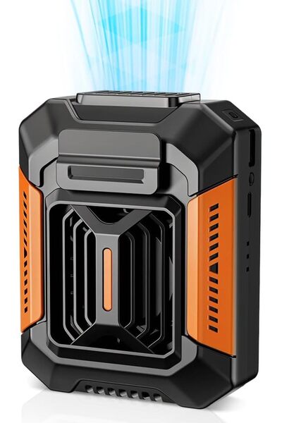 HASTHIP Verilux® USB Portable Fan with LED Flashlight USB Waist Belt Fan Clip...