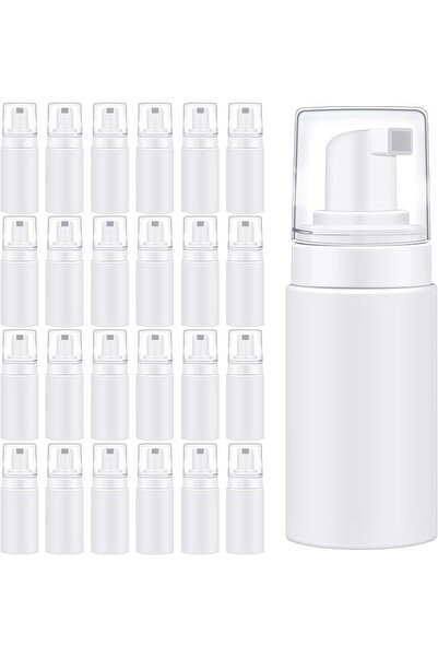 Teenyyou 50 Pcs Foam Pump Bottles 1 Oz/ 30 ml Plastic Mini Empty Dispenser Tr...
