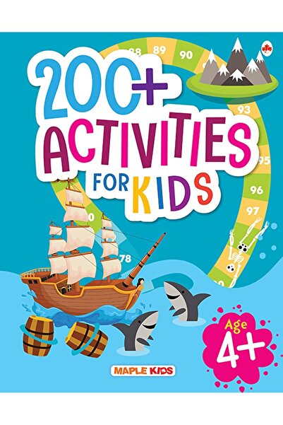 Maple Press Pvt Ltd Brain Activity Book for Kids - 200+ Activities for Age 4+