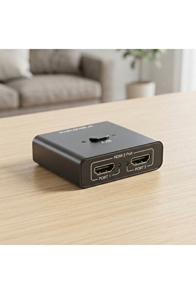 DeaL Comutator HDMI bidirecțional cu 2 porturi 4K — Experiență de vizionare e...