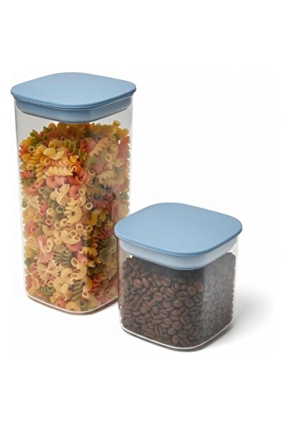 Generic Airtight Food Storage Containers | Set of 3 BPA-Free Clear Plastic Ja...