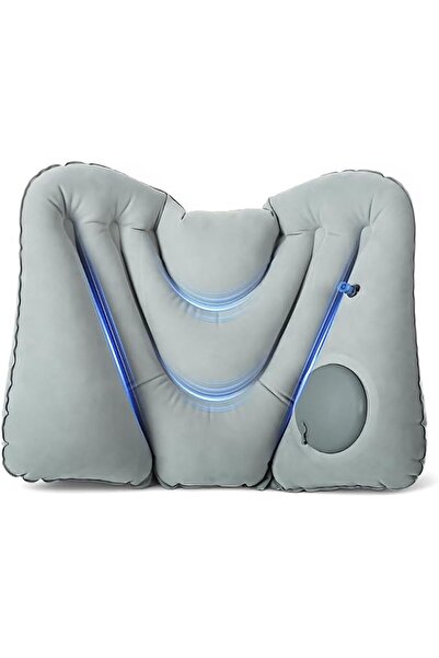 HASTHIP Supvox® Travel Flight Seat Lumbar Support Pillow Curved Back Spine Su...
