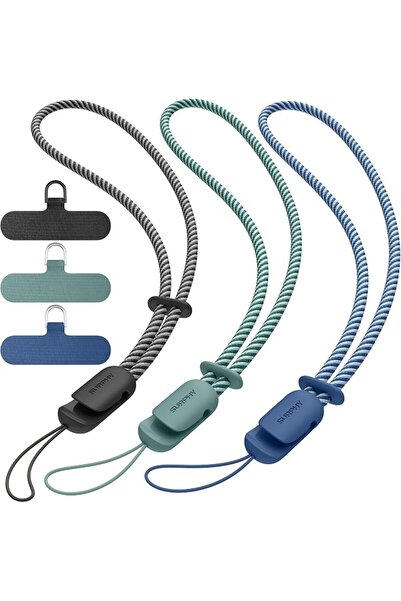 SURPHY 3 Pack Phone Strap with CellPhone Tether Tab, Phone Lanyard, CellPhone...