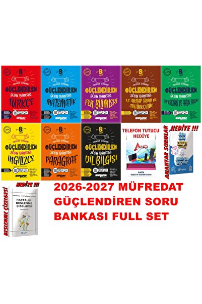 Ankara Yayıncılık 2026-2027 MÜFREDAT 8.SINIF LGS GÜÇLENDİREN SORU BANKASI FUL...