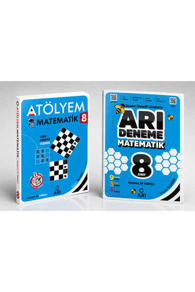 Arı Yayıncılık 8. SINIF MATEMATİK ATÖLYEM + MATEMATİK DENEME