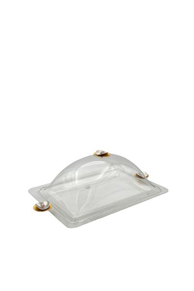 B&D Rectangle Tray with Cover 18 Inch – Elegant Covered Serving Tray for Cake...