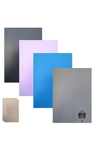 FLR Caiet studentesc velin cu foaie alba, A4, 4 caiete / set, 60 file, copert...