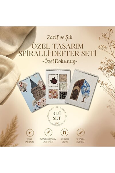 Bilgelik Mayası A5 Spiralli Defter Set-3'lü
