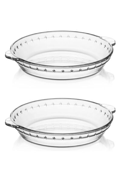 Generic Sweejar Glass Pie Pan for Baking(2 pack), 7.5 Inches Round Baking Dis...