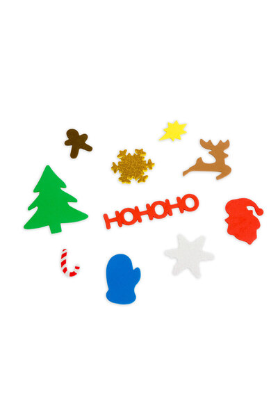 Alista Home Christmas foam stickers 50 pcs, creative decorative set with fest...