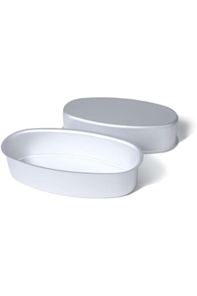 Generic YelaJoy 2 Pack 8-inch Oval Cheesecake Pan Meatloaf Breads Mold Non-St...