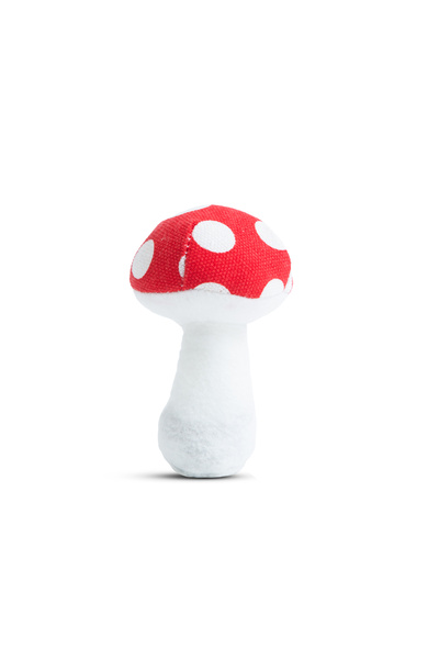 Alista Home Textile mushroom decoration, 10 cm, red with white dots