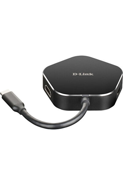 D-Link Σταθμός σύνδεσης USB-C με HDMI 4K PD Ethernet Μαύρο (DUB-M420)