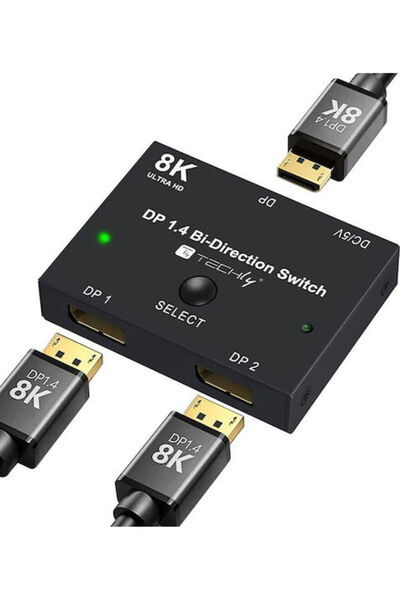 Techly Διαχωριστής IDATA-DP-2DP-8KT