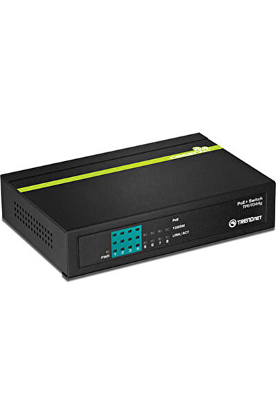 TRENDnet Μη διαχειριζόμενος διακόπτης L2 PoE+ με 8 θύρες Ethernet Gigabit (1G...