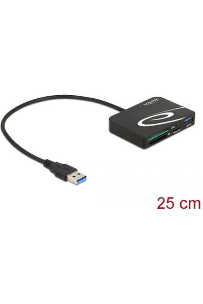DELOCK Αναγνώστης καρτών USB 3.0 για /S/D/ /m/i/c/r/o/S/D/ / / /X/Q/D/ / Κωδι...