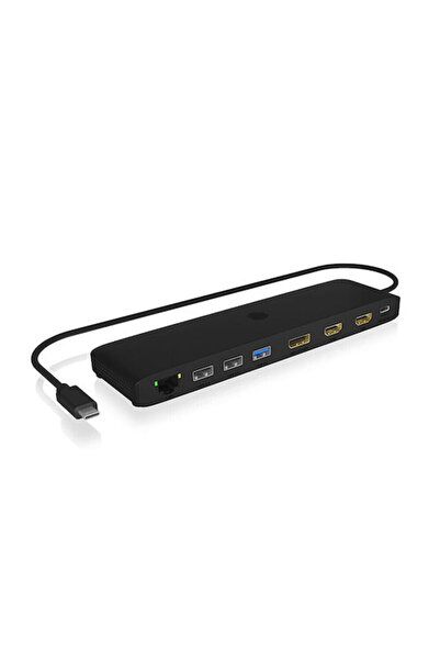 ICY BOX DK2116-C Σταθμός σύνδεσης USB-C με HDMI/DisplayPort 4K, PD, Ethernet ...