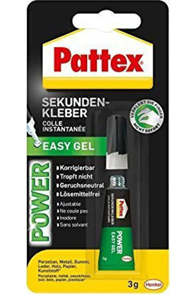 Pattex Κόλλα Τζελ Άμεσης Χρήσης 3γρ