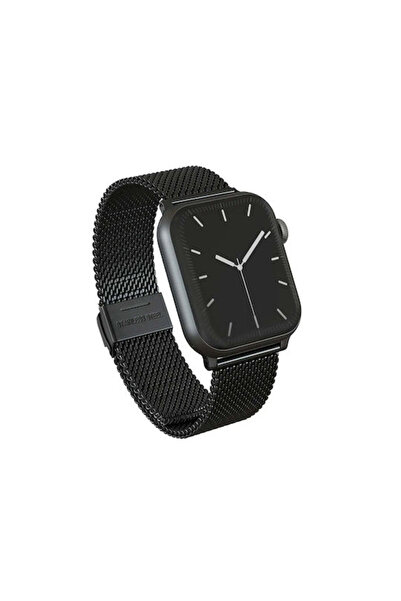 BURGA Λουράκι από ανοξείδωτο ατσάλι, μαύρο (Apple Watch 4/5/6/7/8/9/10/11 - S...